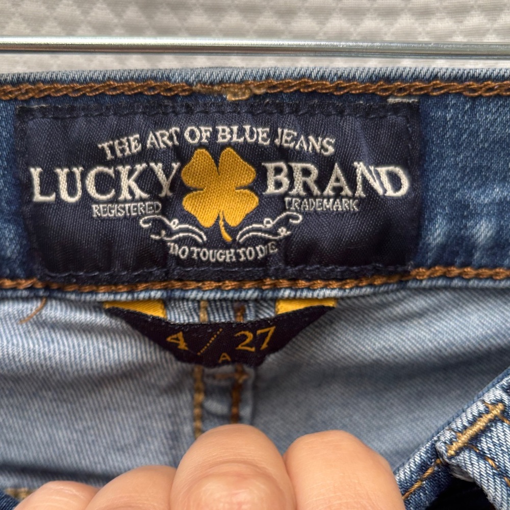 Lucky Brand Women's Skinny Jeans - Dark Blue 4/27 - Picture 2 of 6